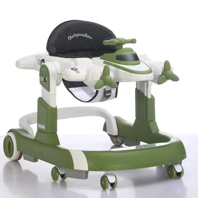 Round Adjustable Baby Walker with Foot Pad  Educational/ Baby Walker Goes for Walking/ Elephant Baby Walker
