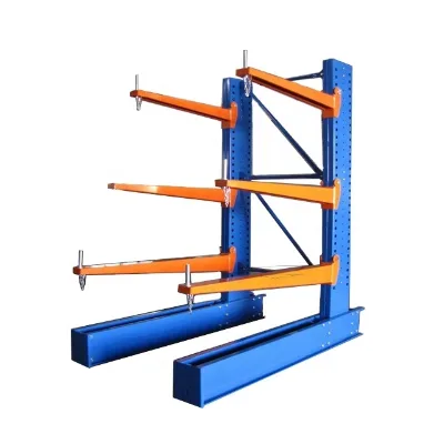 Heavy Duty Shelving Arm Racking System Single Side Based Metal Cantilever Rack