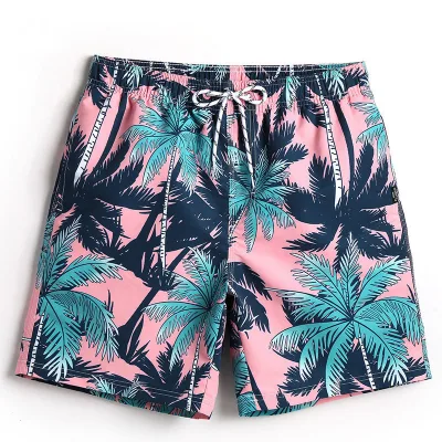 Hot Selling Drawstring Quick-drying Double-layer Men's Swimming Trunks Moisture-absorbing and Breathable Men's Swimsuit