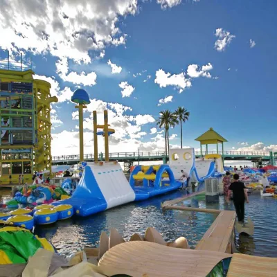 Summer Fun Water Sport Games Inflatable Water Floating Towable Tube Disco Boat Banana Duck for Jet Ski