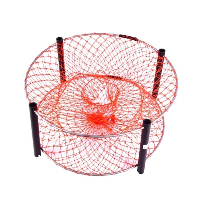 Crab Traps Heavy Duty Strong Compact Design Crab Traps 2 Entrances Traps Fishing Tool Fishing Crab Cages Fishing Accessories