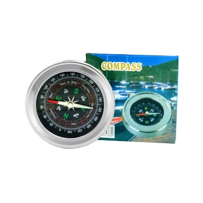 Multifunctional Stainless Steel Compass for Hiking Camping Motoring Boating-for Outdoor Adventures and Novelty Gifts