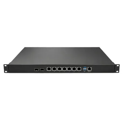 EVUC 1U Server Intel Haswell 6 Intel 82574L GbE 2 10G SFP DDR3 SODIMM 4 Storage PfSense OPNsense VPN Firewall