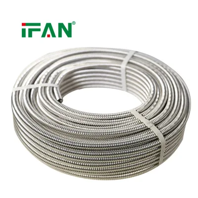 IFAN Anti Kink Stainless Steel Corrugated Tube 20-60cm No Crimp Safe Water Gas Flow
