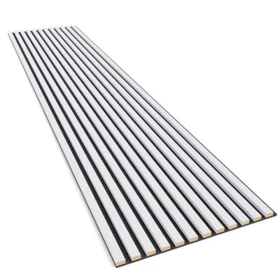 Color/Size Customized Modern Acoustic Panels Board Slat Wallboard MDF Material Lightweight Durable Mall Use Sound Deadening