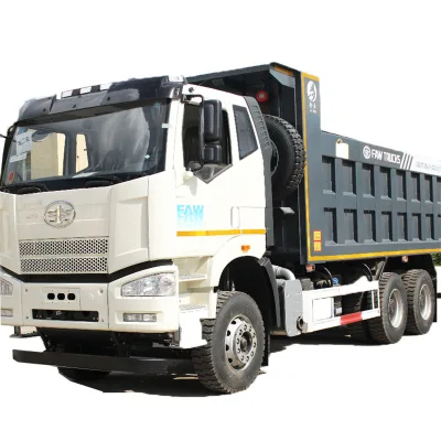 Hot Selling FAW6x4 Tipper Dump Truck Euro2 Standard Automatic Mini Light Truck Left Steering Metal Body Price