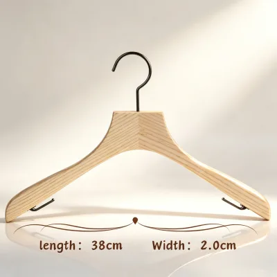 Wooden Color Multifunctional Headband Hook for Clothing Display Props Solid Wood Hangers