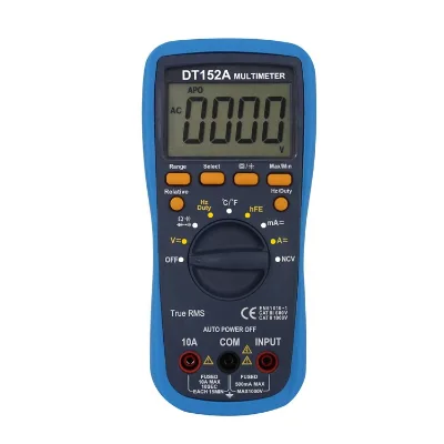 GLOBALTONE Professional High Precision Full Function Protection DT152A Industrial Use Handheld Multi Meter 600V DCV LCD Display