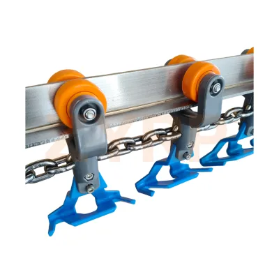 Top Quality Custom Replaceable Half Bracket Pulley PA66 Nylon Wheel Viscera Processing Conveyor Fittings