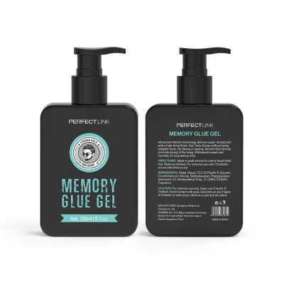150ML Organic Vegan Herbal Strong Hold Matte Alcohol-Free Sulfate-Free Texturizing Hair Glue Gel for Men Firm Edge Control