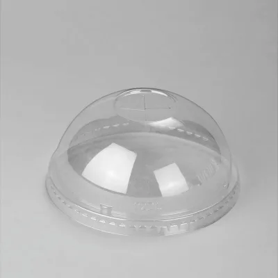 Plastic Pet Dome Lid Dome Lid With Hole Ice Cream Cup Extra Space