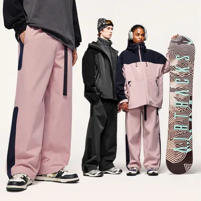QUICKSHOW CUSTOM Ski Pants Trousers Fleece Lined Windbreaker Outdoor Water Proof Custom Snowboard Men's Pants & Trousers