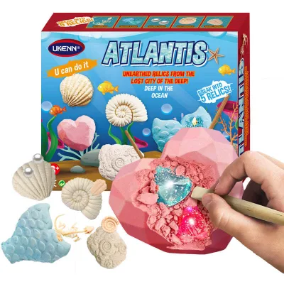 Top Sale Gem Digging Set Toys Non-toxic Safely Gemstone Excavation Dig Kit Eco-friendly Material Discovery Toys for Sale