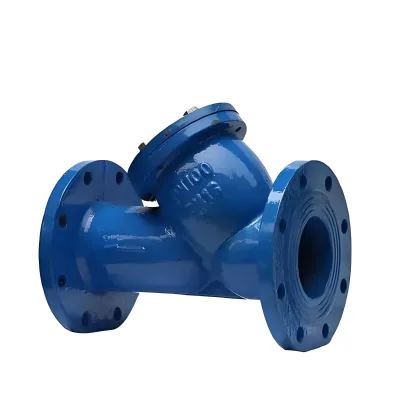 DN80 Ductile Iron Flanged Strainer, PN16, Fire Service Use