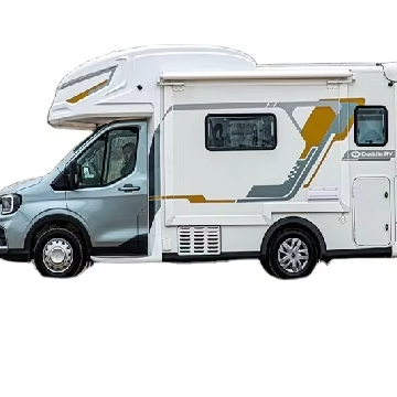 C-shaped Camping Vehicle with Double Expansion Design
