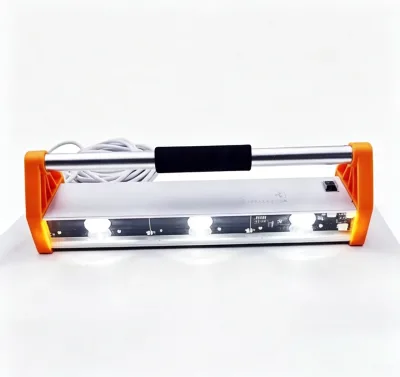 Comes with 3 LED Lights Grinding Auxiliary Tool DC Powered Aluminum Construction with 8m Wire for Wall Polishing