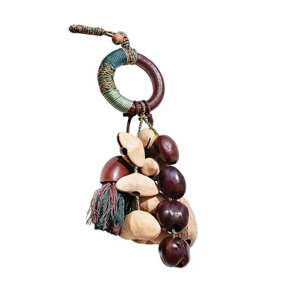 Cloud-Healing Handmade Fruit Shell Rattle Hanging Ornament Car Shell Pendant Bag Accessory Besties Birthday Gift Musical