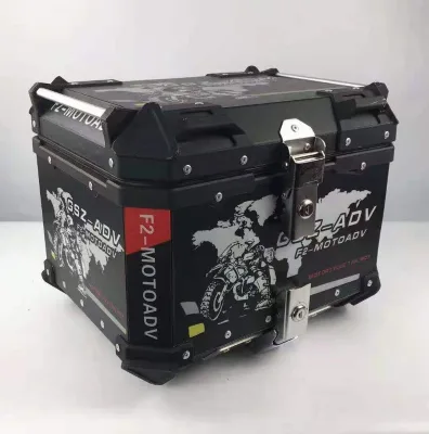 45L Motorcycle  Top Box Wholesale  Aluminum Material