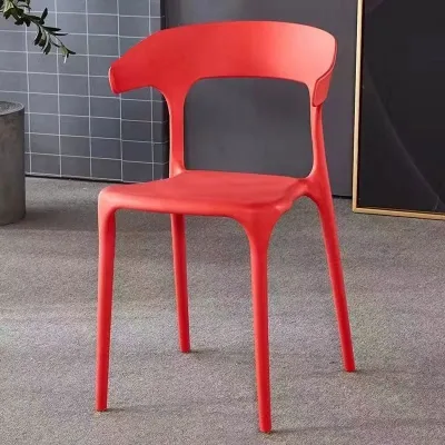 Factory Direct PP Plastic Chairs Portable Home & Commercial Outdoor Dining Chairs in Various Colors for Schools