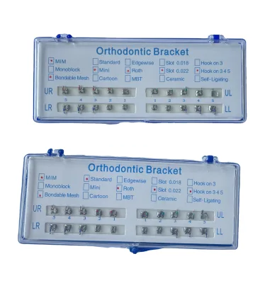 Shinye ORTHO Bracket Dental Orthodontics Products Metal Roth Brackets Orthodontic Braces Wholesale Price in China