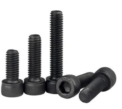 High Strength DIN912 M8 Grade12.9 High Black Hexagon Socket Head Bolts Extended Socket Head Screws Metric Measurement System