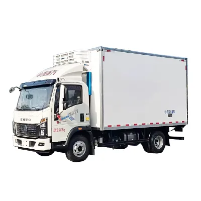 HOWO Small Refrigerated Truck 3.8m 4.2m Refrigerated Truck Dedicated to Freezing Beef and Mutton