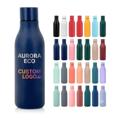 BPA-Free Double-Wall Thermal Water Bottle with Easy-Clean Wide Mouth and Long-Lasting Cold Retention