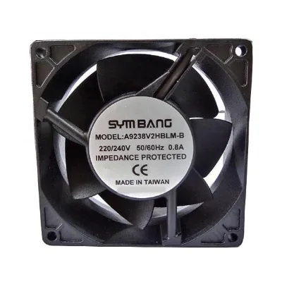 SYMBANG Made Taiwan Factory Ball Bearing Electric Metal Booster Fan Extractor Exhaust Fan 110V 92x92x38mm OEM CE//CUL