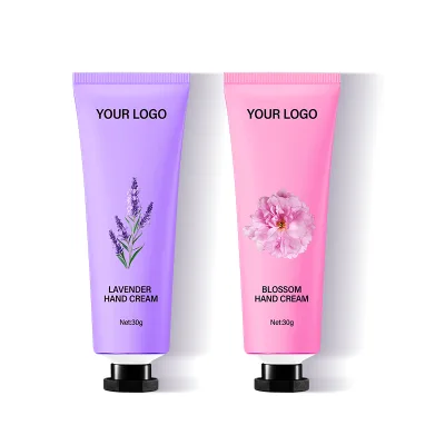 Private Label Whitening Organic Nourishing Moisturizing Hand Cream Set with Floral Scent 30g Mini Hand Cream