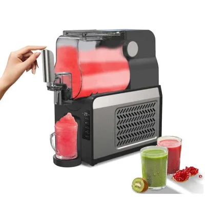 2025 Commercial Beverage Juice Drink Slushy Maker Slush Mixer Home Snow Melt Machine Automatic Ice Smoothie Machine