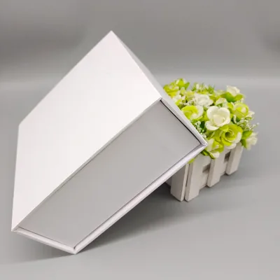 New Arrival High-end Customized Pink Color Magnetic Book Shape Cardboard Gift Foldable Box for Gift Packaging With Logo
