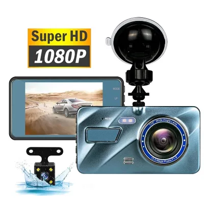 CY021 Special Model Vehicle Driving Recorder 4 Inch Touch Screen Dual Lens Car Camera Dvr Front and Rear Dash Camera