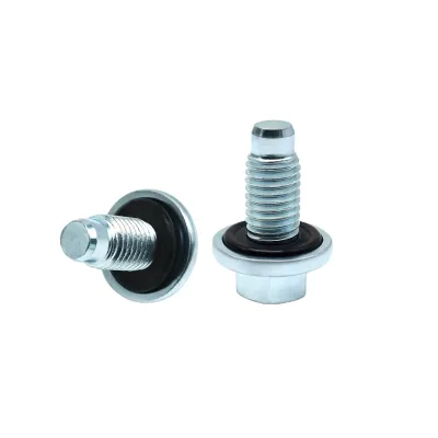 Auto Repair Parts Engine Oil Pan Drain Bolt, Integrated Waterproof Sealing Drain Plug