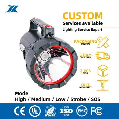 Multi-function Explosion-Proof LED Searchlight High Power Ultra-Long Endurance IP44 Rated Outdoor Charging Portable Strong Light