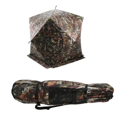 1- 2 Person Lightweight Portable Bird-watching Camouflage Tents Mute Outdoor Hunting Tent