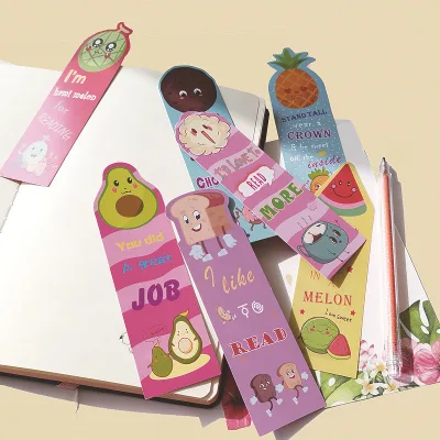 Promotional Custom Book Mark Fruit Fragrance Long Lasting Scented Bookmarks