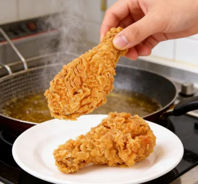 Professional 4-Step Coating Solution with Wheat Flour Predust Mix Marinade Mix Batter Mix Breading Mix