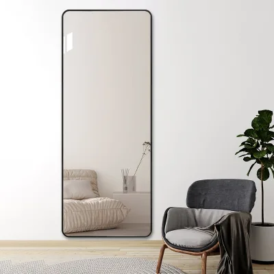 Customized Anti-Explosion Metal Framed Full-Length Dressing Wall Mirror