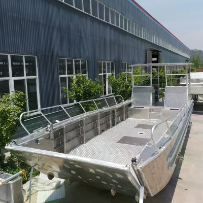 Working Landing Craft Center Console Boat for Transportation Aluminum Alloy 9m 30ft 3 Years 200-300hp Easycraft Surfing Welding