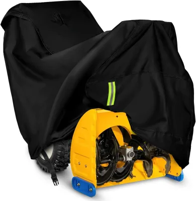Outdoor Protection Heavy Duty Waterproof Dustproof 600D PU Snow Blower Cover