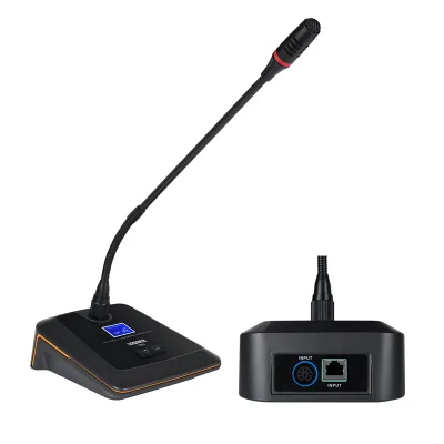 Fully Digital Conference System Chaiman Microphone Cardioid Metal Wired Desktop