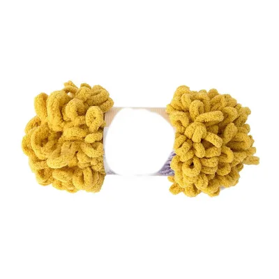 100% Polyester Finger Loop Yarn Fluffy Circle Yarn for Hand Knitting