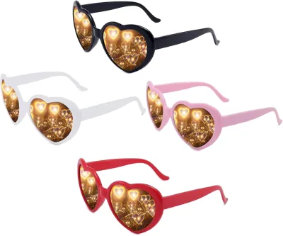 Heart Effect Diffraction Glasses See Hearts Special Rave Party Music Change Eyewear Love Valentine's Day Thanksgiving Gift