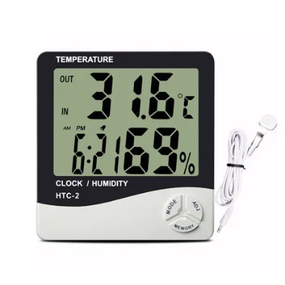 Digital Indoor Outdoor Thermohygrometer Thermometer Hygrothermograph