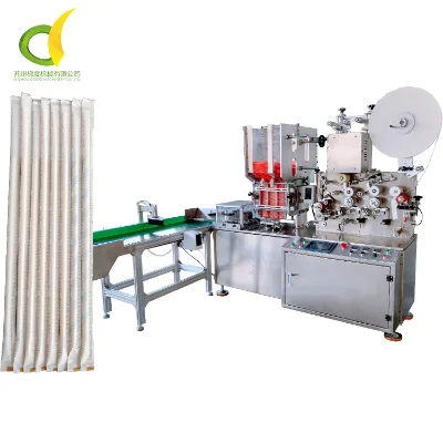 Automatic High Speed Drinking Straw Counting Packing Machine with Sealing for Pouch and Bag CE Certified