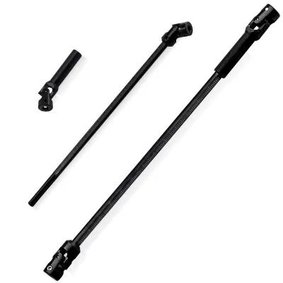 eParthub Steel with scale can be cut to length universal joint drive shaft climbing car engineering car DIY