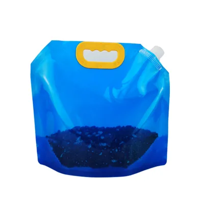 Reusable PE 5L Clear Nozzle Stand up Pouch with Spout Security Feature High for Liquid Packaging Bag for Beverages
