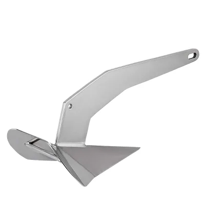 Shenghui Mirror Polished 10KG/15KG Boat Anchor AISI316 Stainless Steel Delta Anchor Marine Hardware Replacement New