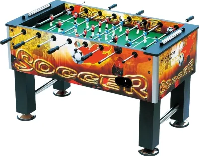 Family Game Room Standard Size Futbolin Table Engineer Wood Multi Color Soccer Table Game ITSF Certified Foldable