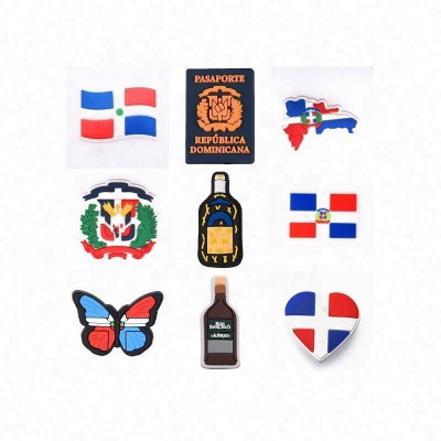Dominican Shoe Charms for Clogs Ornaments Backpack Dominica Shoe Charms Buckle Decoration Shoe Charms
